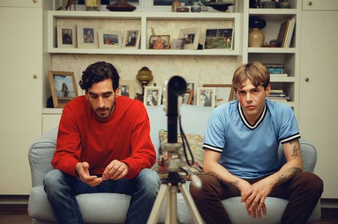 Gabriel D'Almeida Freitas (Matthias) en Xavier Dolan (Maxime)