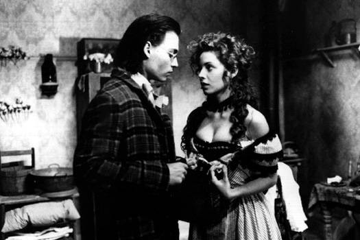 Johnny Depp (William Blake) en Mili Avital (Thel Russell)