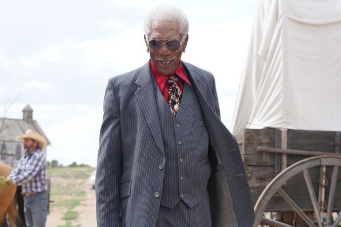 Morgan Freeman (Reggie Fontaine) in The Comeback Trail