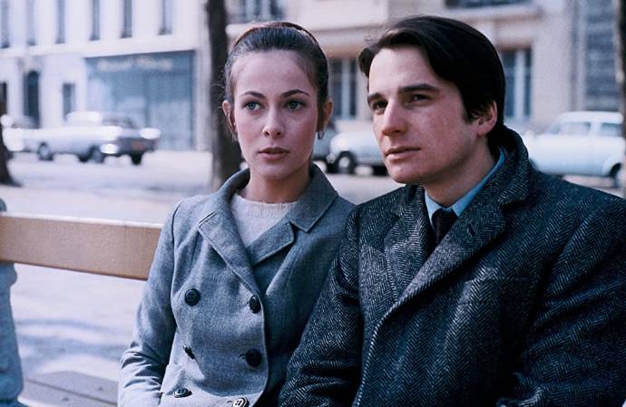 Claude Jade (Christine Darbon) en Jean-Pierre Léaud (Antoine Doinel)