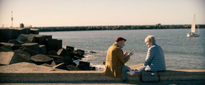 Sabri Saad El-Hamus (Rocco) en Beppie Melissen (Sjuul) in Rocco & Sjuul