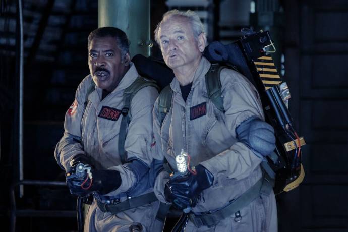 Ernie Hudson (Winston Zeddemore) en Bill Murray (Peter Venkman)