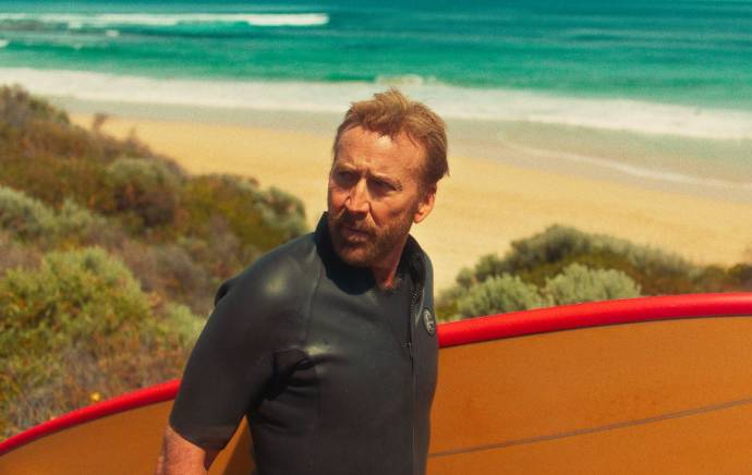 Nicolas Cage (The Surfer) in The Surfer