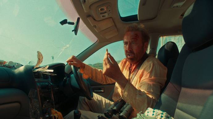 Nicolas Cage (The Surfer) in The Surfer