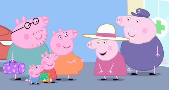 Peppa en de nieuwe baby filmstill