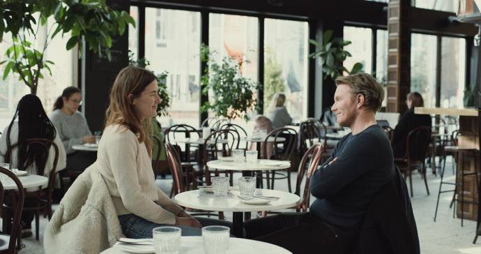 Helga Guren (Maria) en Oddgeir Thune (Sigmund)