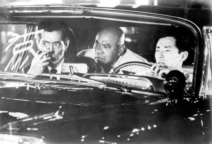 Tatsuya Nakadai (Chief Detective Tokura), Kenjirô Ishiyama (Chief Detective 'Bos'n' Taguchi) en Tsutomu Yamazaki (GinjirÃ´ Takeuchi - Medical Intern)