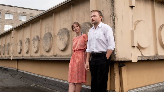 Sandra Hüller (Maren) en Max Riemelt (Robert)