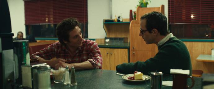 Jeremy Allen White (Bruce Springsteen) en Jeremy Strong (Jon Landau)