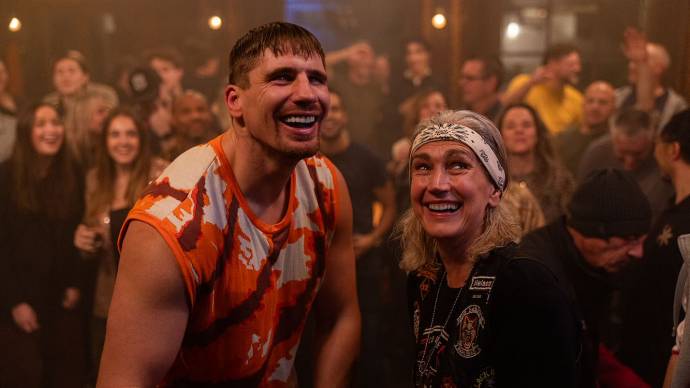 Rico Verhoeven (Jan) en Jelka van Houten (Helga)