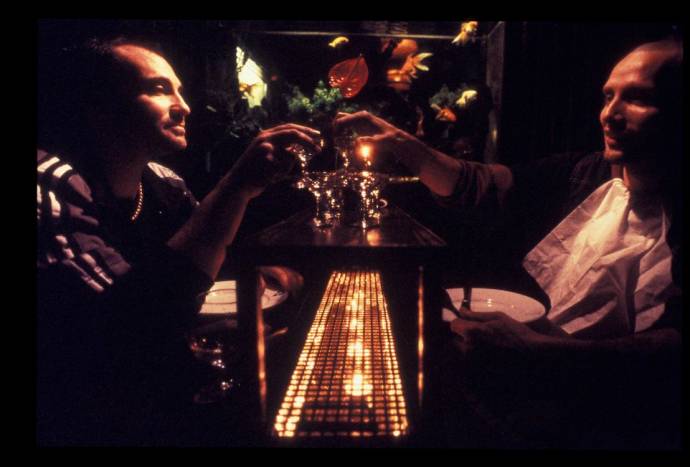 Kim Bodnia (Frank) en Zlatko Buric (Milo)