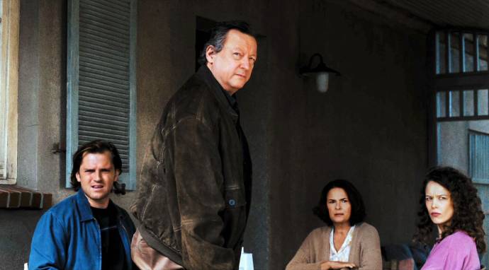 Enno Trebs, Matthias Brandt, Barbara Auer en Paula Beer