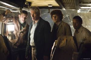 Jesse Eisenberg (Benjamin), Richard Gere (Simon) en Terrence Howard (Duck)