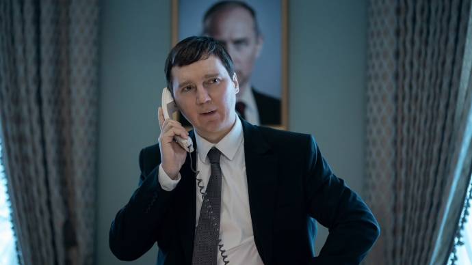 Paul Dano (Vadim Baranov) in The Wizard of the Kremlin