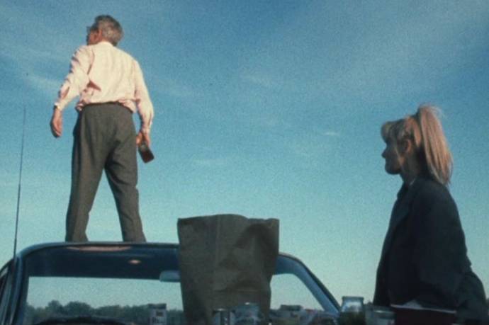 Michael Higgins (Mr. Dennis) en Barbara Loden (Wanda Goronski) in Wanda