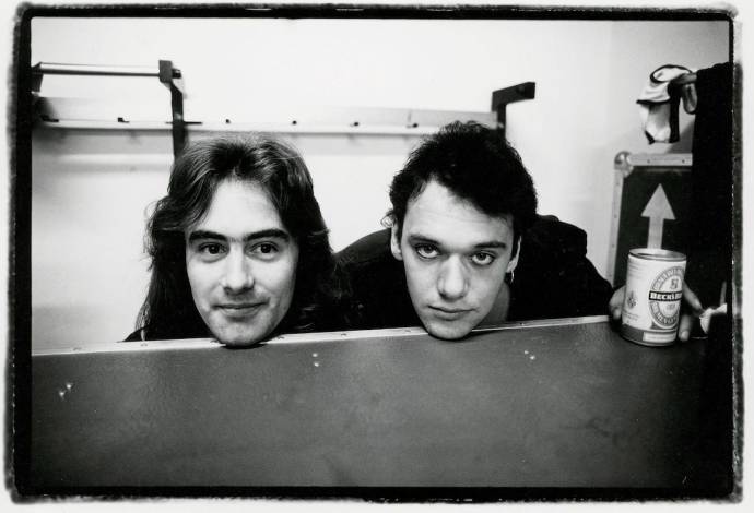 Steve Harris (Self) en Paul Di’Anno (self)