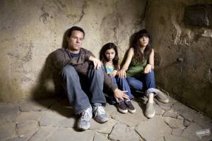 Zooey Deschanel (Alma Moore), Ashlyn Sanchez (Jess) en Mark Wahlberg (Elliot Moore)