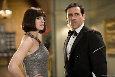 Steve Carell (Maxwell Smart) en Anne Hathaway (Agent 99)