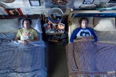 John C. Reilly (Dale Doback) en Will Ferrell (Brennan Huff) in Step Brothers