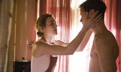 David Kross (Young Michael Berg) en Kate Winslet (Hanna Schmitz)