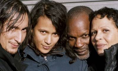 Grégoire Colin (Noé), Alex Descas (Lionel), Mati Diop (Joséphine) en Nicolas Dogué in 35 rhums