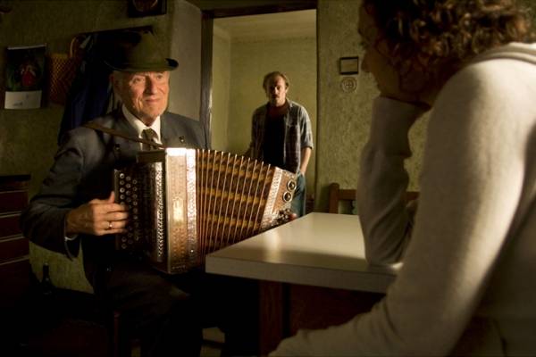 Johannes Krisch (Alex), Ursula Strauss (Susanne) en Johannes Thanheiser (Der Alte)