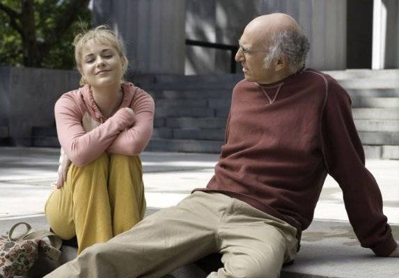 Larry David (Boris Yellnikoff) en Evan Rachel Wood (Melodie St. Ann Celestine)