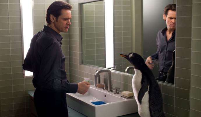 Jim Carrey (Tom Popper) in Mr. Popper's Penguins