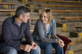 George Clooney en Vera Farmiga in Up in the Air
