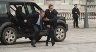 Aaron Eckhart en Gerard Butler in London Has Fallen