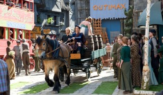 Gérard Depardieu en Götz Otto in Astérix et Obélix: Au Service de Sa Majesté