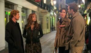 I Give It a Year: Simon Baker, Anna Faris (Chloe), Rose Byrne (Nat) en Rafe Spall (Josh) I Give It a Year: Simon Baker, Anna Faris (Chloe), Rose Byrne (Nat) en Rafe Spall (Josh)