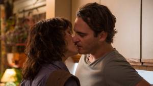Irrational Man: Joaquin Phoenix (Abe) en Parker Posey Irrational Man: Joaquin Phoenix (Abe) en Parker Posey