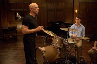 J.K. Simmons en Miles Teller in Whiplash