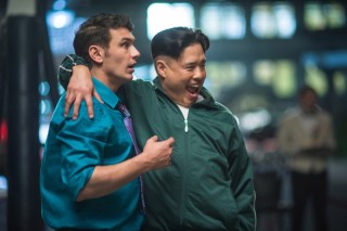 James Franco en Randall Park in The Interview