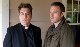 Javier Bardem en Ben Affleck in To the Wonder