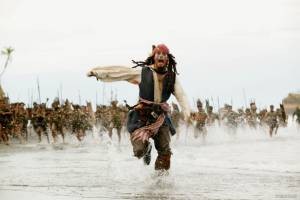 Johnny Depp in Pirates of the Caribbean: Dead Man's Chest