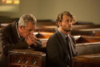 Danny Huston en Johnny Depp in Richard Says Goodbye