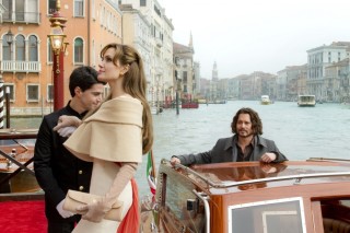 Johnny Depp en Angelina Jolie in The Tourist