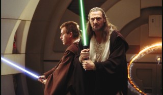 Ewan McGregor en Liam Neeson in Star Wars: Episode I - The Phantom Menace