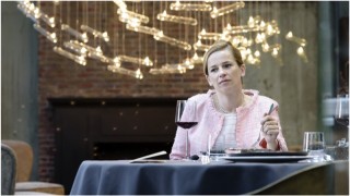 Lies Visschedijk in Brasserie Valentijn