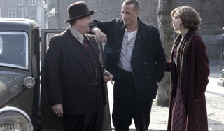 Marcel Musters, Matthias Schoenaerts en Sylvia Hoeks in De Bende van Oss