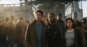 Maze Runner Marathon 2018: Dylan O'Brien (Thomas), Giancarlo Esposito (Jorge) en Rosa Salazar (Brenda) Maze Runner Marathon 2018: Dylan O'Brien (Thomas), Giancarlo Esposito (Jorge) en Rosa Salazar (Brenda)