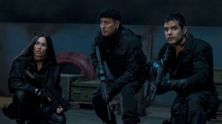 Megan Fox, Andy Garcia en Jacob Scipio in Expend4bles Megan Fox, Andy Garcia en Jacob Scipio in Expend4bles