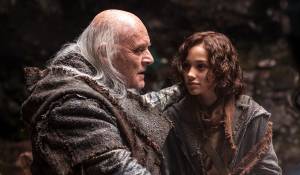 Noah: Anthony Hopkins (Methuselah) en Leo McHugh Carroll (Japheth) Noah: Anthony Hopkins (Methuselah) en Leo McHugh Carroll (Japheth)