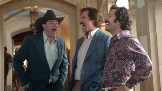 David Koechner, Will Ferrell en Paul Rudd in Anchorman: The Legend Continues