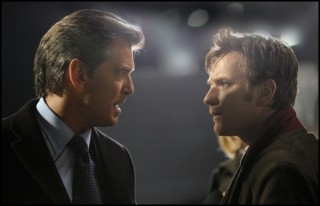 Pierce Brosnan en Ewan McGregor in The Ghost Writer