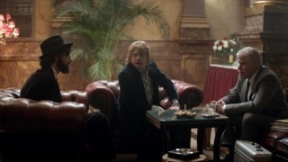 Robert Sheehan, Rupert Grint en Ron Perlman in Moonwalkers