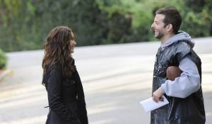 Silver Linings Playbook: Jennifer Lawrence (Tiffany) en Bradley Cooper (Pat) Silver Linings Playbook: Jennifer Lawrence (Tiffany) en Bradley Cooper (Pat)