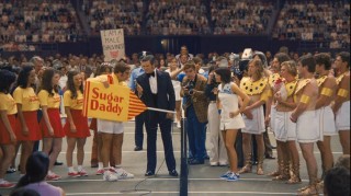 Steve Carell en Emma Stone in Battle of the Sexes